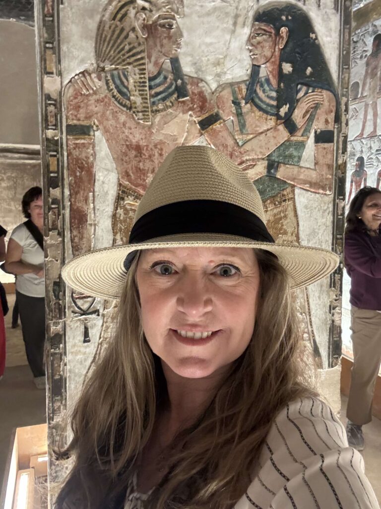 Travel Advisor Adventures by Terra inside the tombs at Valley of the Kings Egypt travel experience